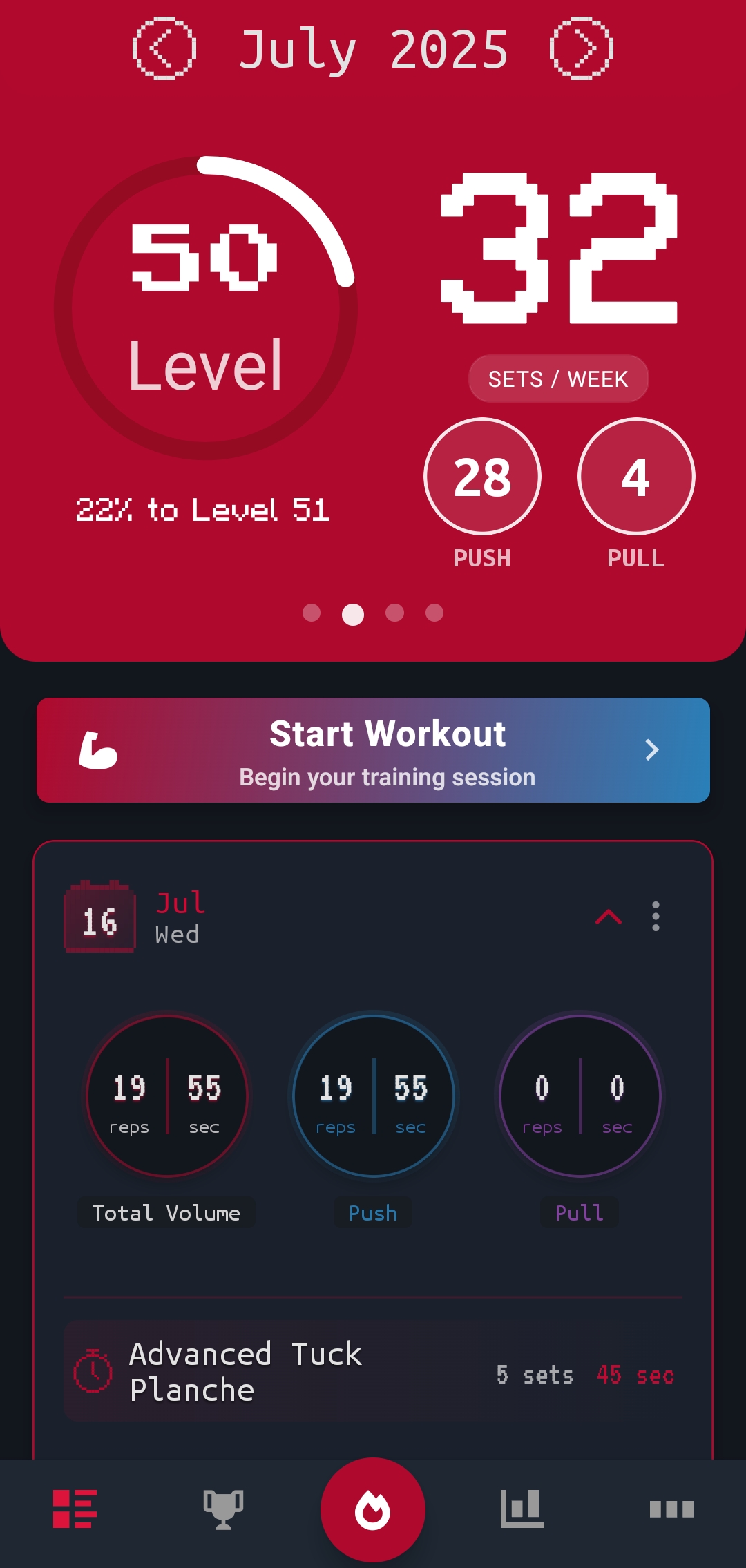 PlayThenics App Screenshot